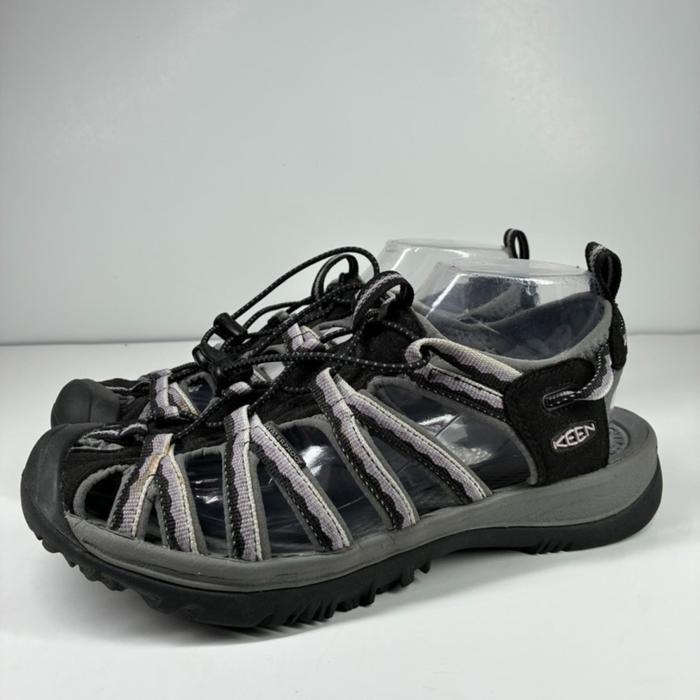 KEEN Whisper Women's US 11 Black Thistle Sport Hiking Water Sandals 1023973
